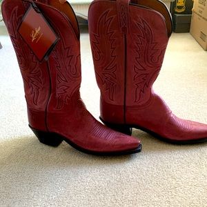 red cowboy boots